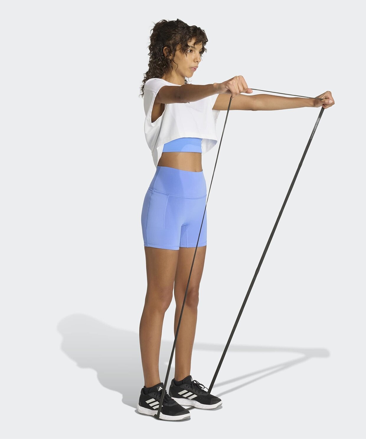 resm adidas 3 Stripes Studio All Me Booty Short Leggings