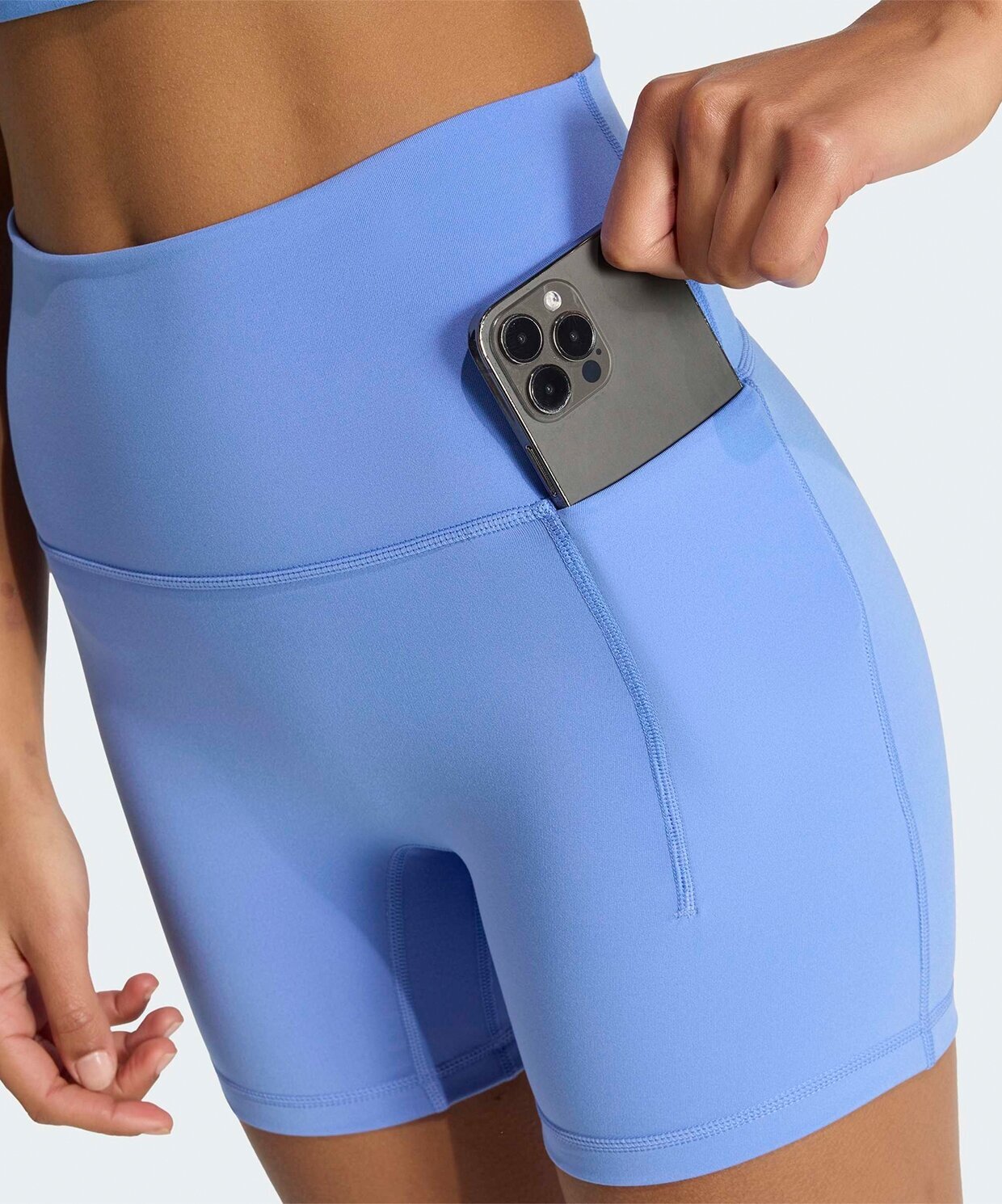 resm adidas 3 Stripes Studio All Me Booty Short Leggings