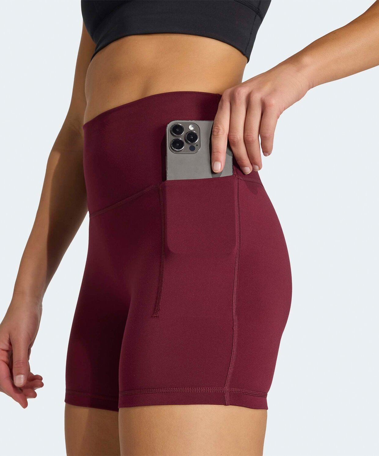 resm adidas 3 Stripes Studio All Me Booty Short Leggings