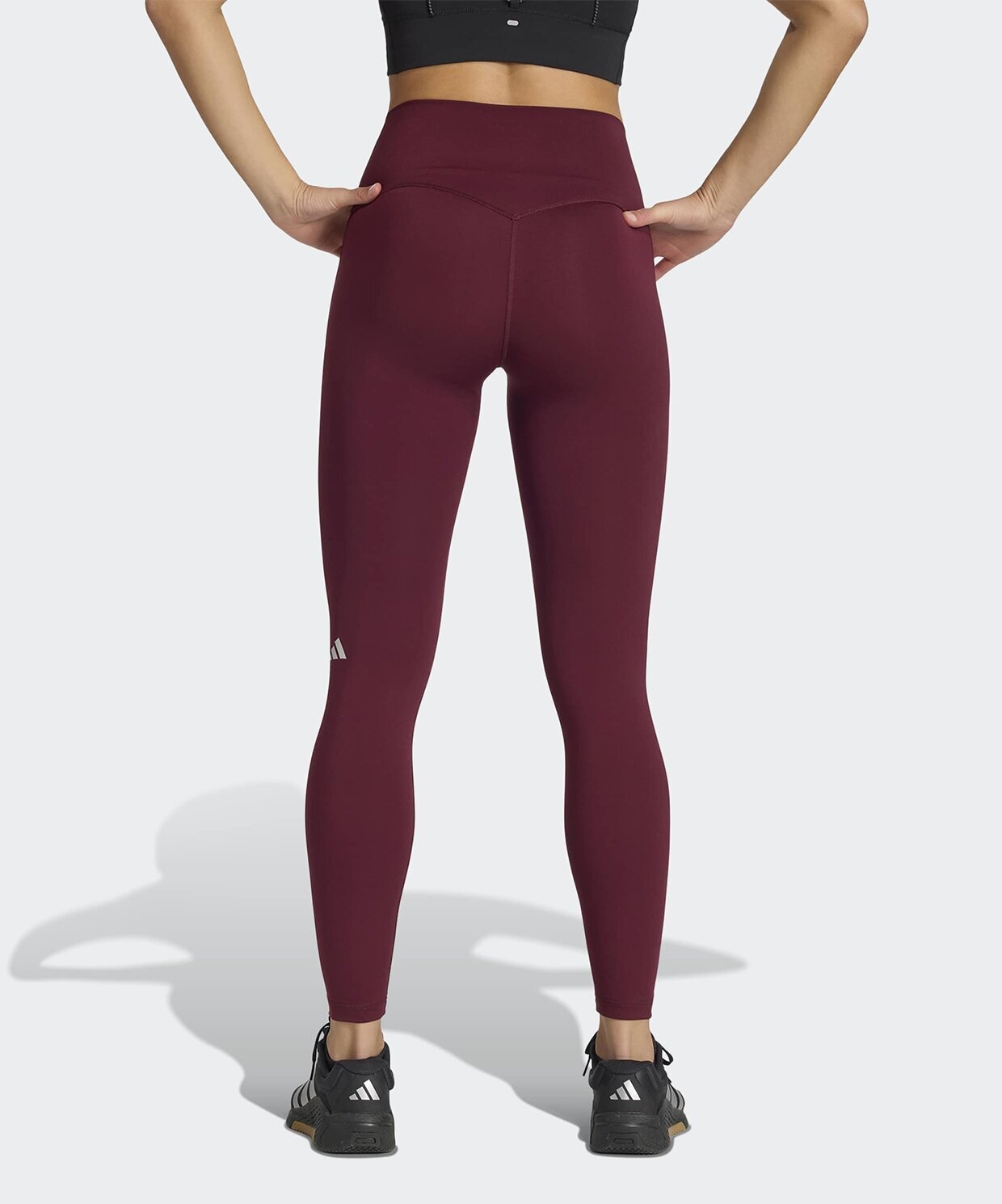 resm adidas 3 Stripes Studio All Me 7/8 X-Over Leggings