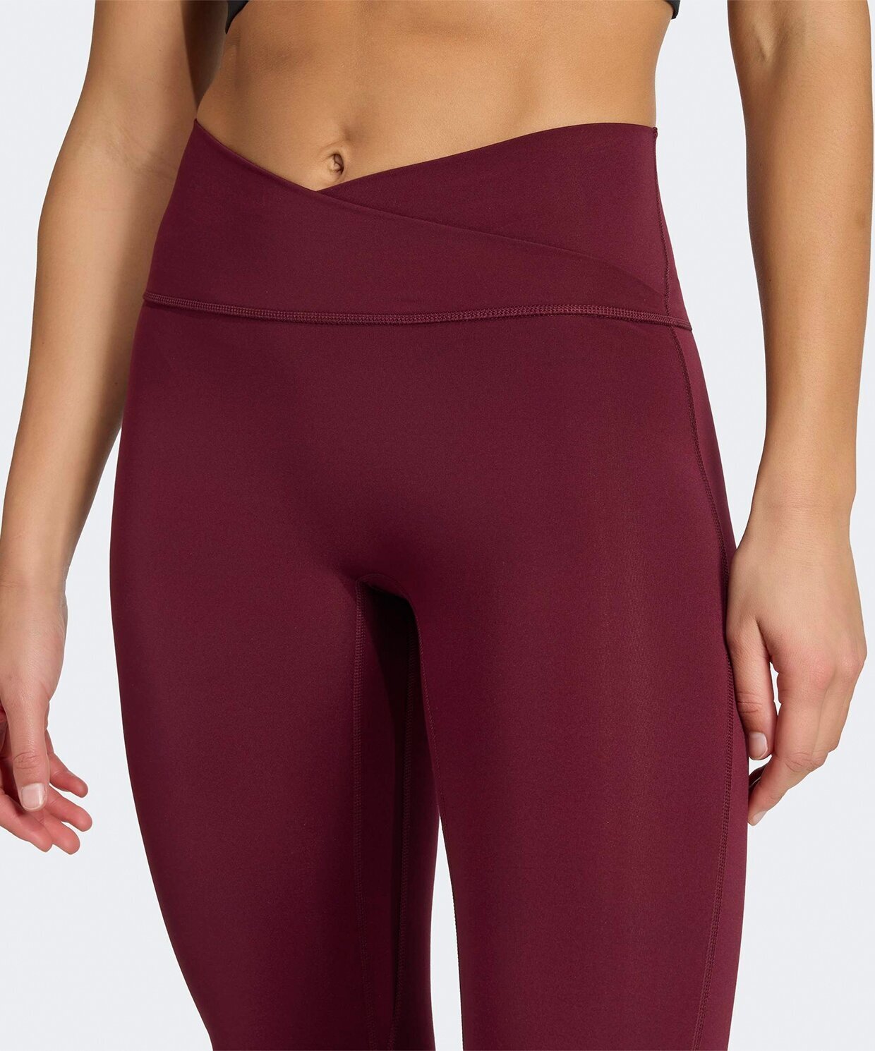 resm adidas 3 Stripes Studio All Me 7/8 X-Over Leggings