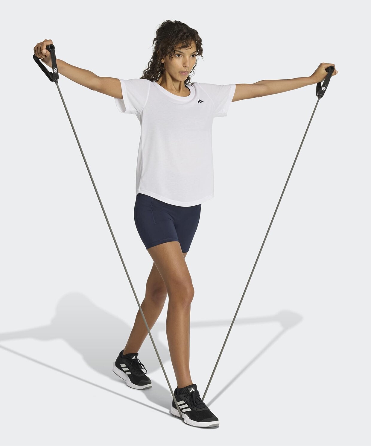 resm adidas 3 Stripes Studio All Me Booty Short Leggings