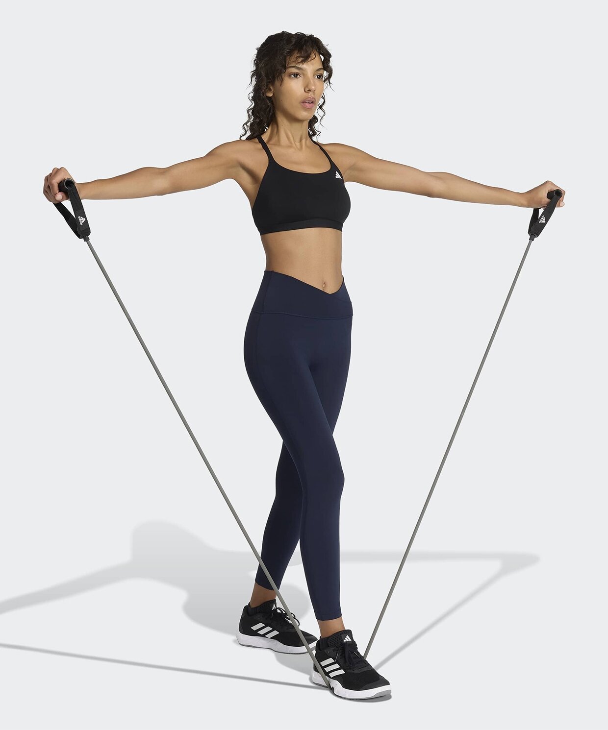 resm adidas 3 Stripes Studio All Me 7/8 X-Over Leggings