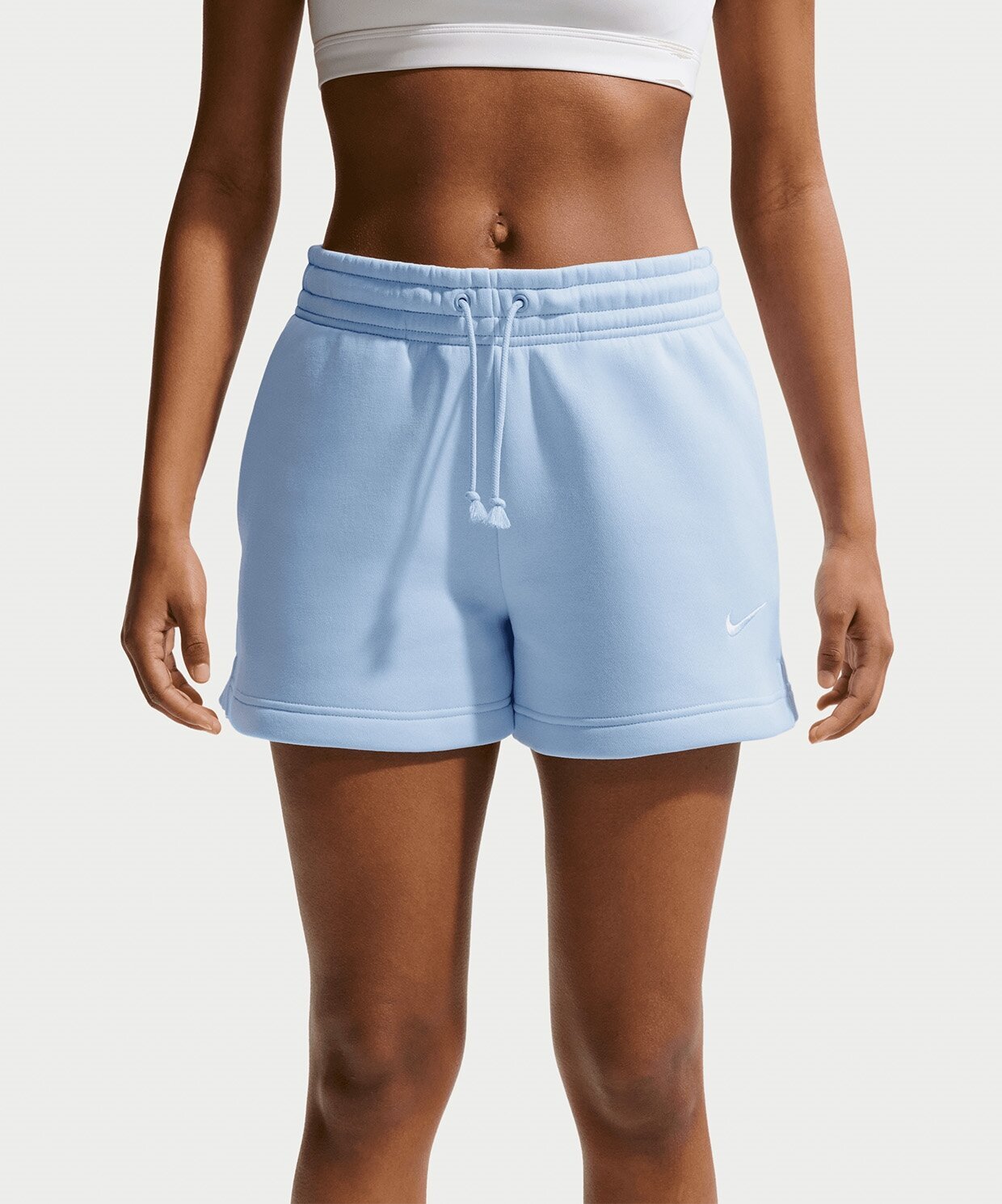 resm Nike Sportswear Phoenix Fleece Mid-Rise Shorts