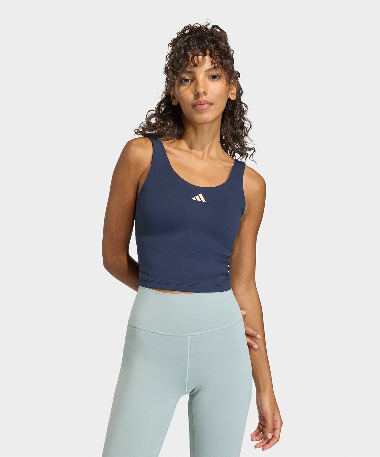 resm adidas 3-Stripes Studio All Me Light Support Tank