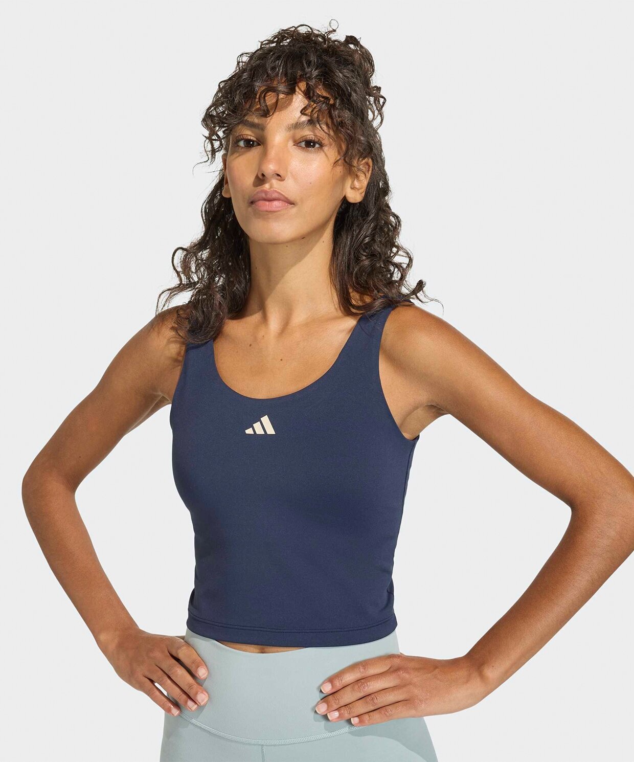 resm adidas 3-Stripes Studio All Me Light Support Tank