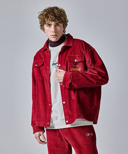 Champion bomber jacket sales red
