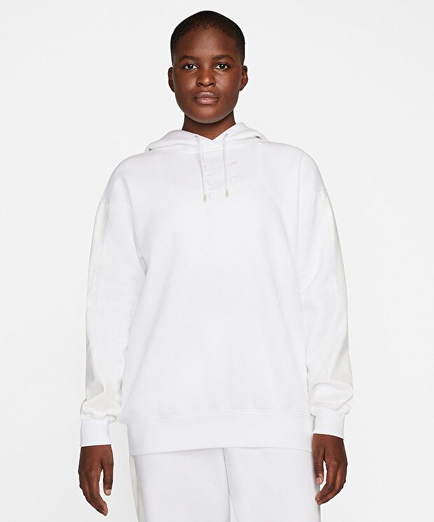Resim Nike Women's Oversized Fleece Graphic Hoodie
