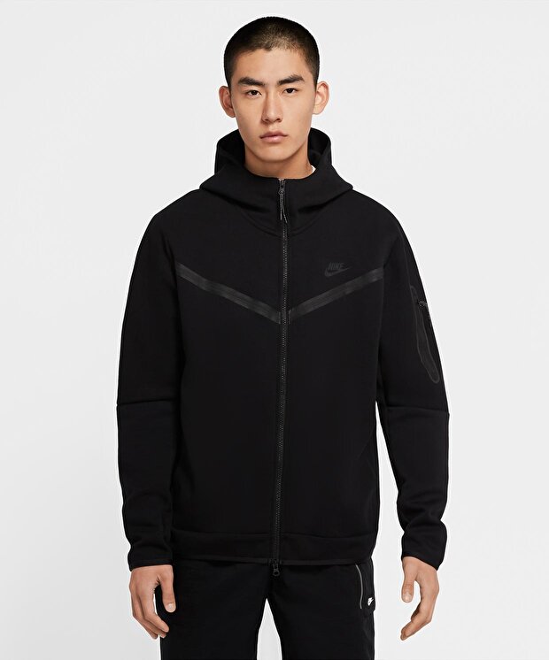 Resim Nike M Nsw Tch Flc Hoodie Fz Wr