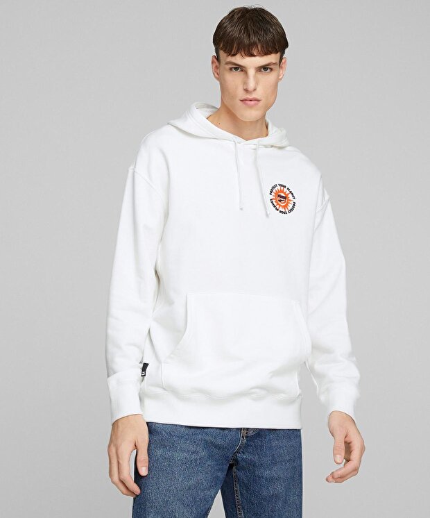 Мужской свитшот Puma Downtown Graphic Hoodie White