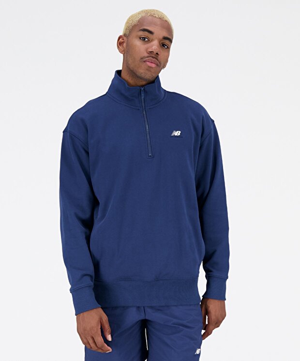 Мужской свитшот New Balance Athletics Remastered French Terry 1-4 Zip