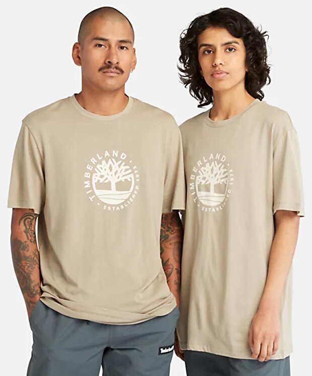 Мужская футболка Timberland Ss Refibra Logo Graphic Tee Regular