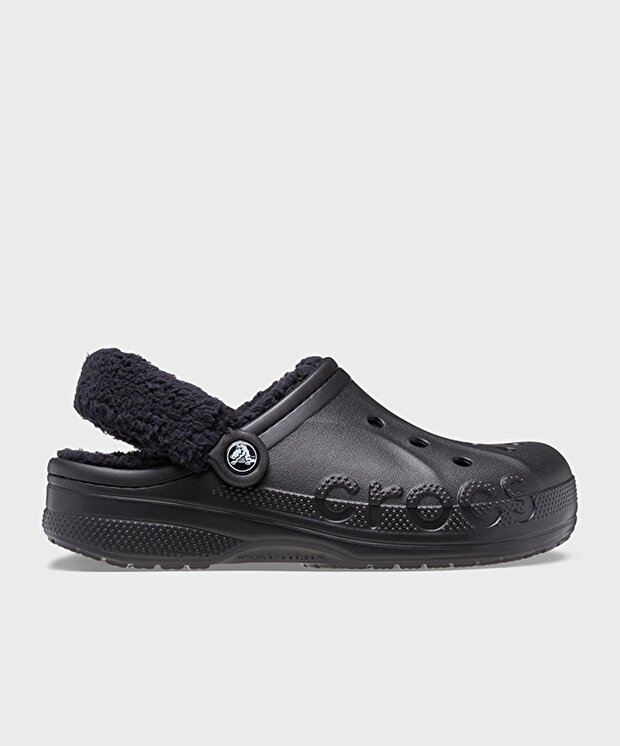 Crocs Baya Lined Fuzz Strap Clog