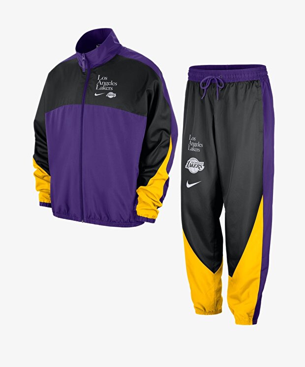 Мужской спортивный костюм Nike Lakers Mnk Trakcsuit Strtfv Cts Gx