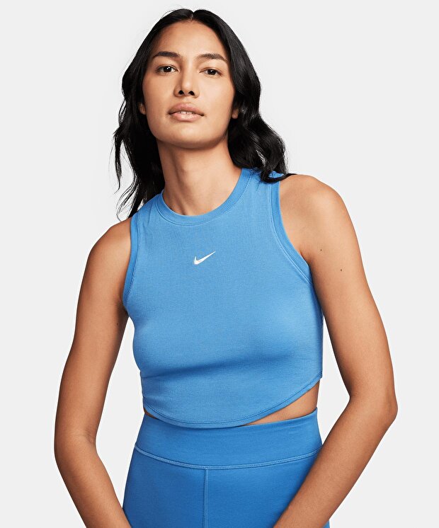 Женские тайтсы Nike Sportswear Chill Knit Tight Cropped Mini-Rib Tank Top