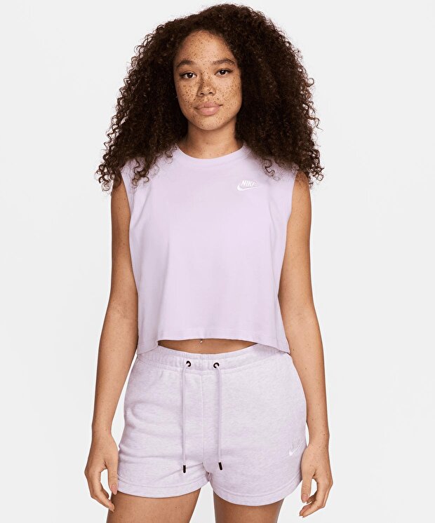 Женская футболка Nike Sportswear Club Sleeveless Cropped Top
