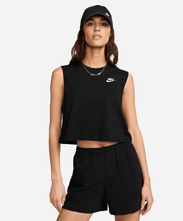 Женские  Nike Sportswear Club Sleeveless Cropped Top