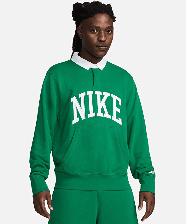 Мужской свитшот Nike Club Fleece Long-Sleeve Fleece Polo