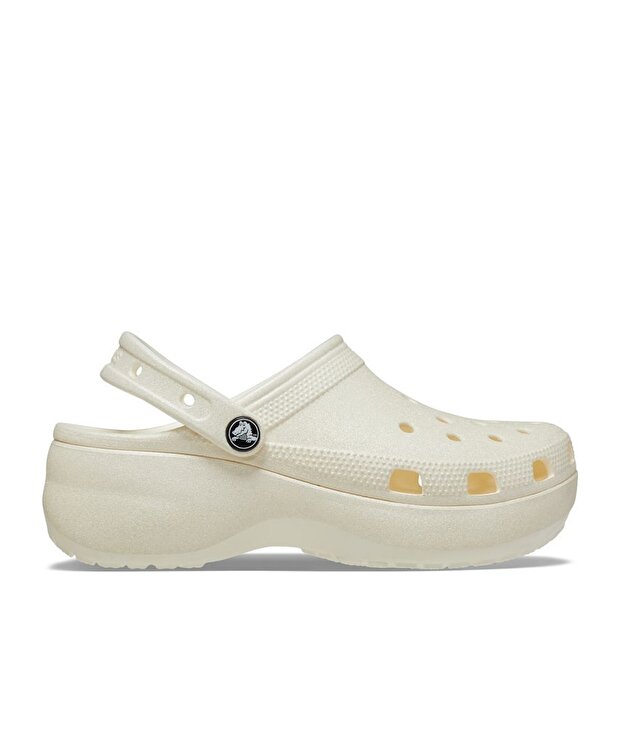 Женские шлепки Crocs Classic Platform Glitter Clogw