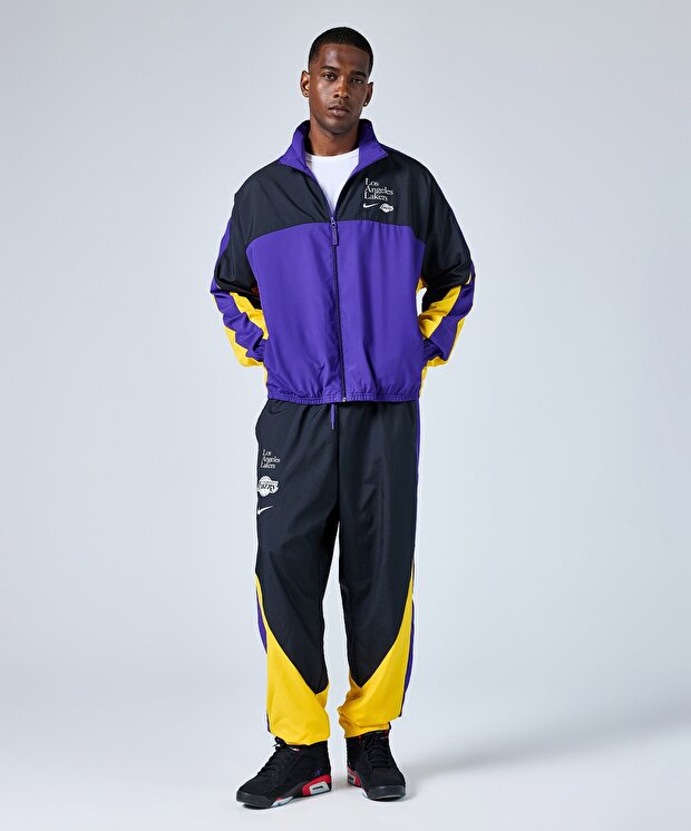 Мужской спортивный костюм Nike Lakers Mnk Trakcsuit Strtfv Cts Gx