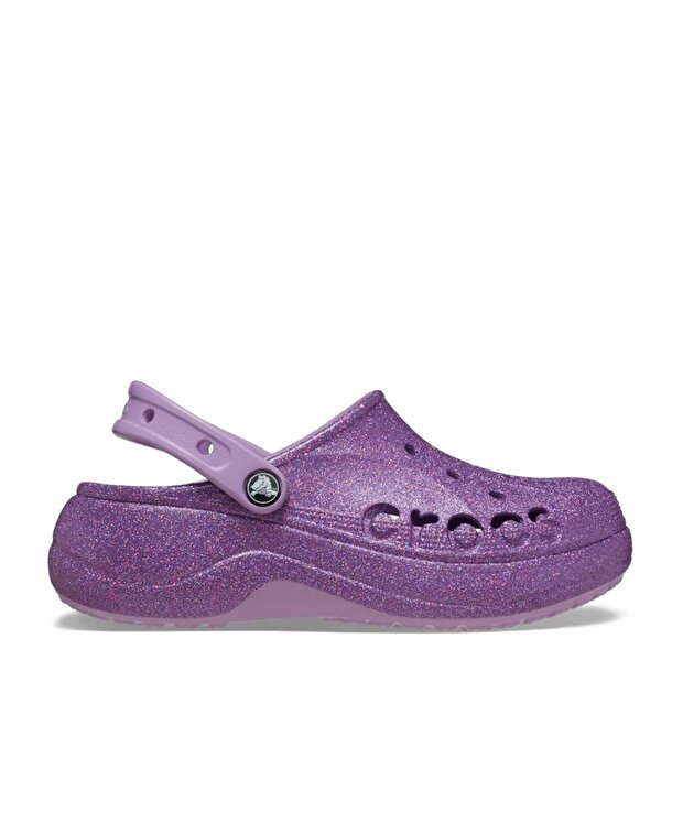 Женские шлепки Crocs Baya Platform Glitter Clog