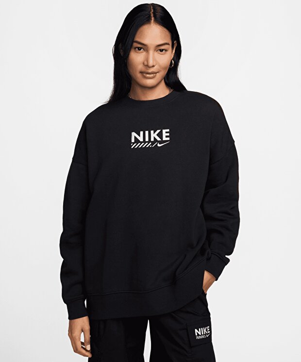 Женский свитшот Nike Sportswear Oversized Fleece Crew-Neck