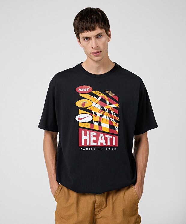 Мужская футболка Nike Miami Heat Courtside Nba
