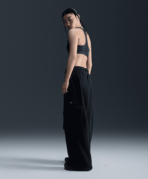 Женские спортивные штаны Nike Sportswear Low-Rise Oversized French Terry Open-Hem Pants