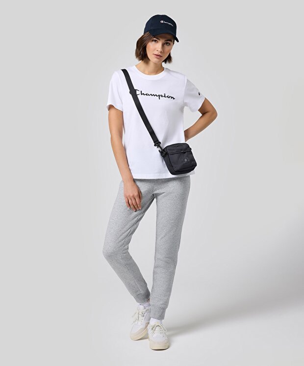 Женские спортивные штаны Champion Script Shop Rib Cuff Pants