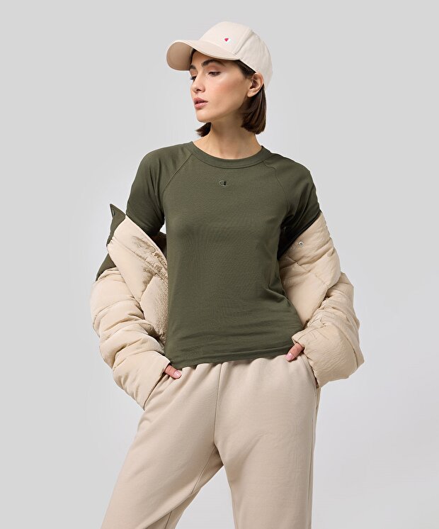 Женская футболка Champion Script Shop Crewneck