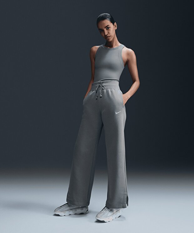 Женские спортивные штаны Nike Sportswear Phoenix Fleece High-Waisted Wide-Leg Sweatpants