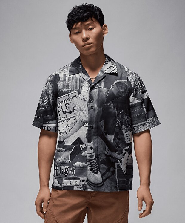 Мужская рубашка Jordan Essentials Printed Camp Top