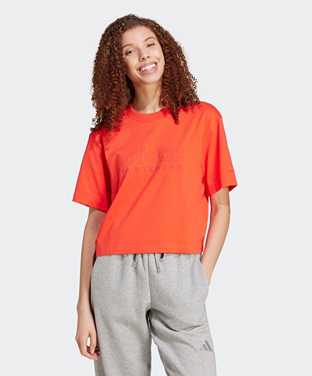 Женская футболка adidas ALL SZN Graphic Loose