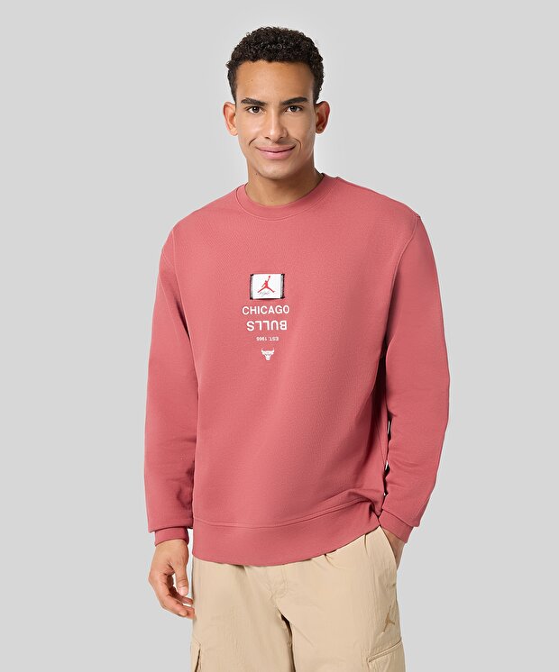 Мужской свитшот Nike Chicago Bulls Courtside Fleece Crew-Neck
