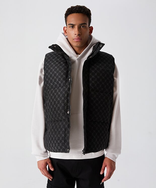 Resim Daily Paper Pondo Cotton Monogram Bodywarmer