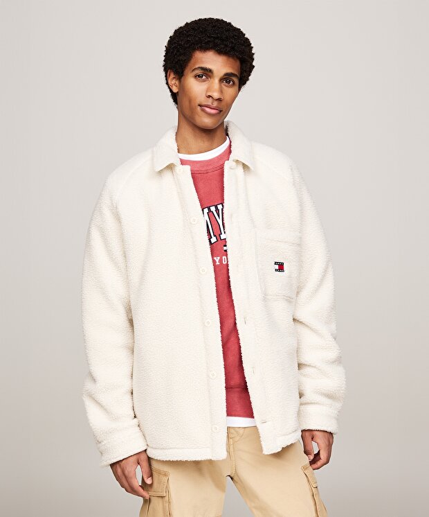 Мужская куртка Tommy Hilfiger Badge Teddy Overshirt