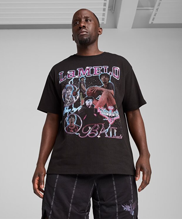 Мужская футболка Puma Lamelo Ball Melo Iridescent Hornets Tee