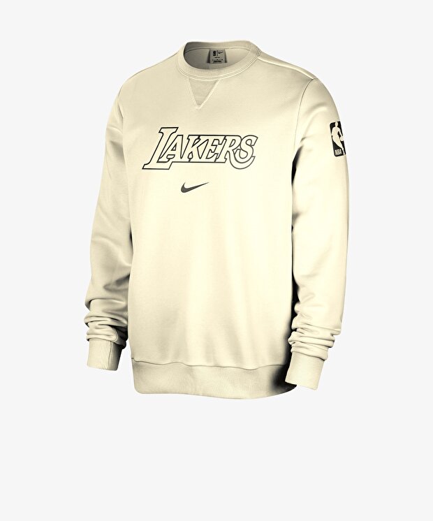 Мужской свитшот Nike Los Angeles Lakers Standard Issue Dri-FIT Crew-Neck