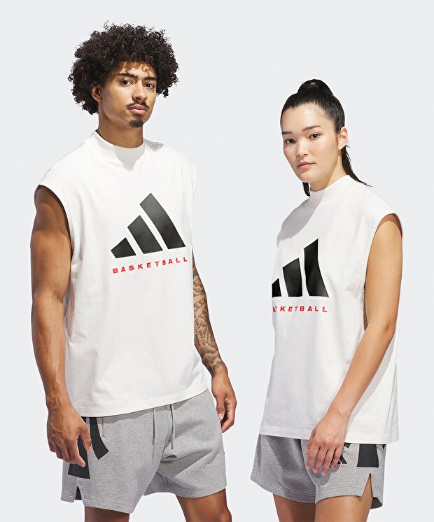 Мужская футболка adidas Basketball Sleeveless Tank Top для баскетбола