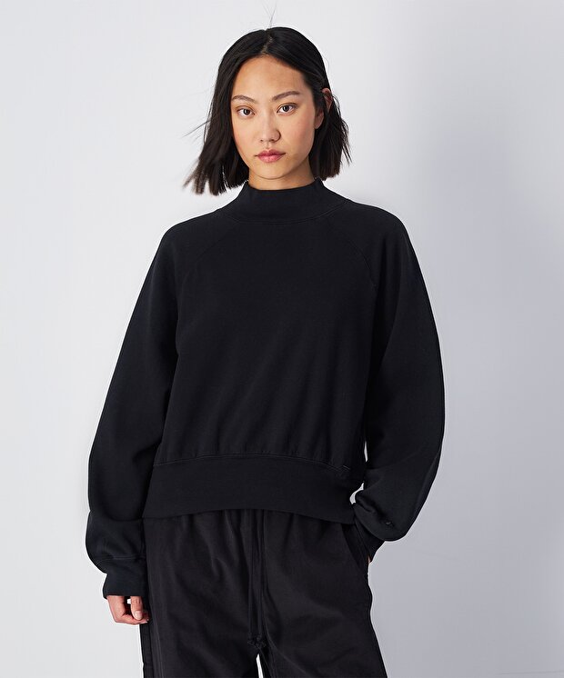 Женский свитшот Champion Vintage Wash Mock Turtle Neck Long Sleeves