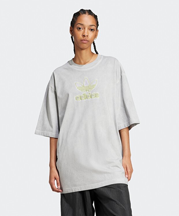 Женская футболка adidas Adilenium Season 2 Washed Oversized Trefoil