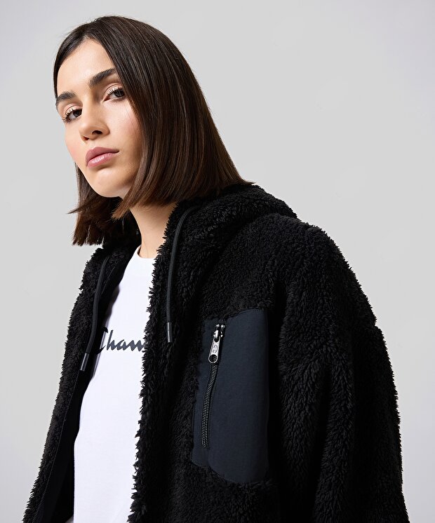 Женская куртка Champion Script Shop Hooded Full Zip