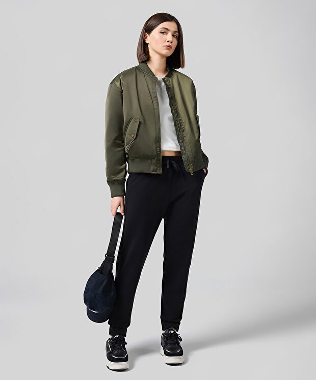 Женские спортивные штаны Champion Script Shop Rib Cuff Pants