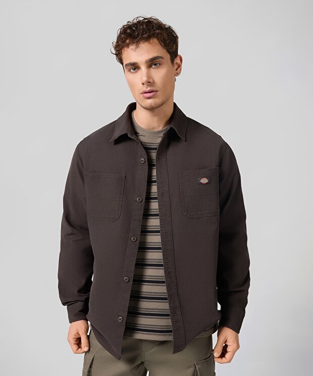 Мужская рубашка Dickies Duck Canvas Ls Shirt