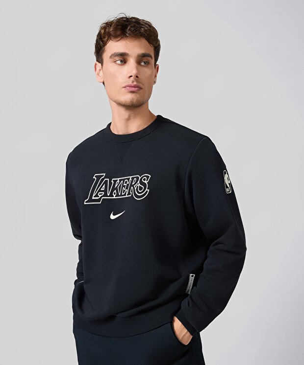 Мужской свитшот Nike Los Angeles Lakers Standard Issue Dri-FIT Crew-Neck