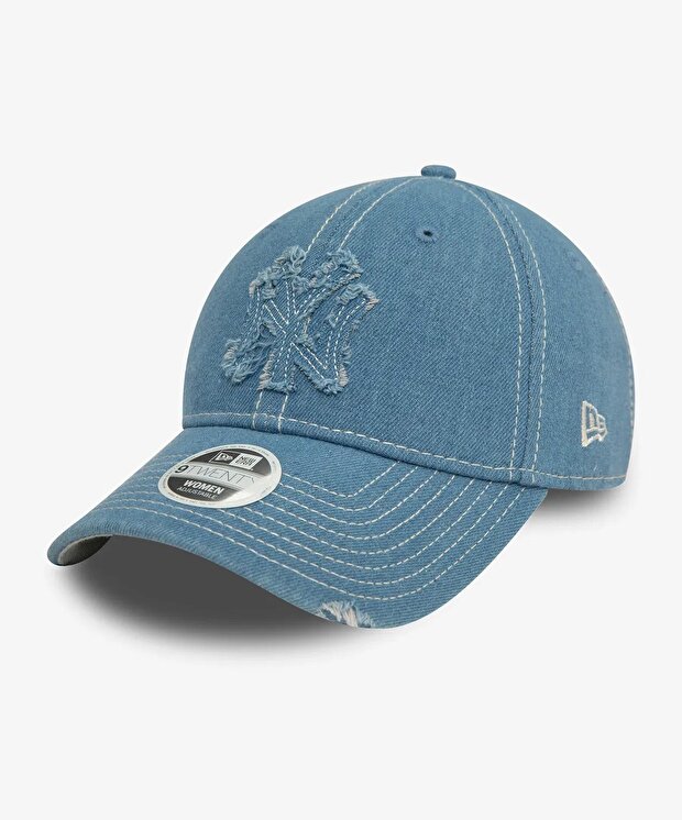 Женская кепка New Era New York Yankees Denim Distress 9Twenty