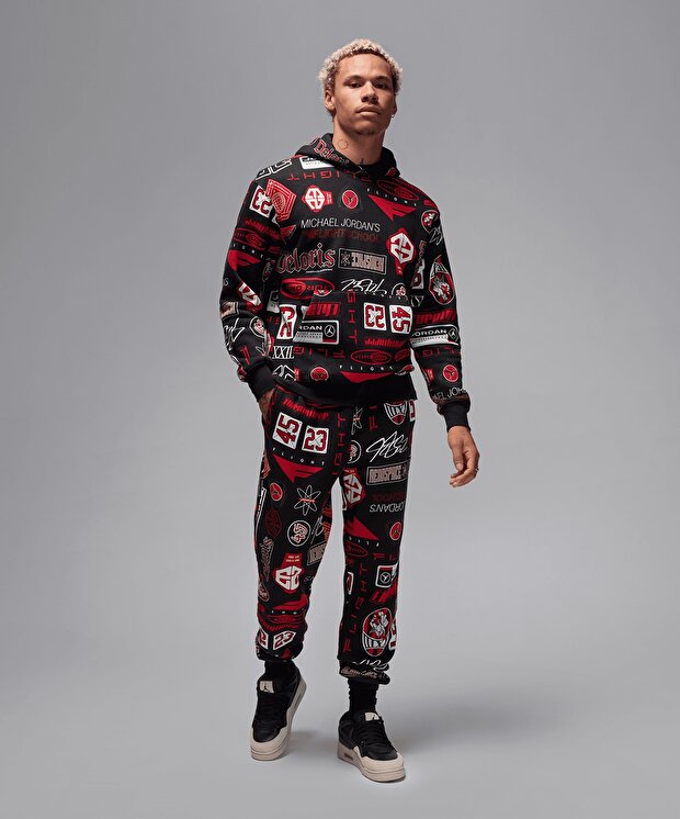 Мужские спортивные штаны Jordan Essentials Printed Fleece Pants