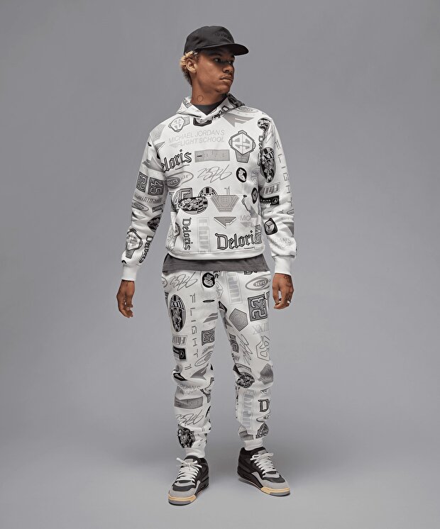 Мужские спортивные штаны Jordan Essentials Printed Fleece Pants