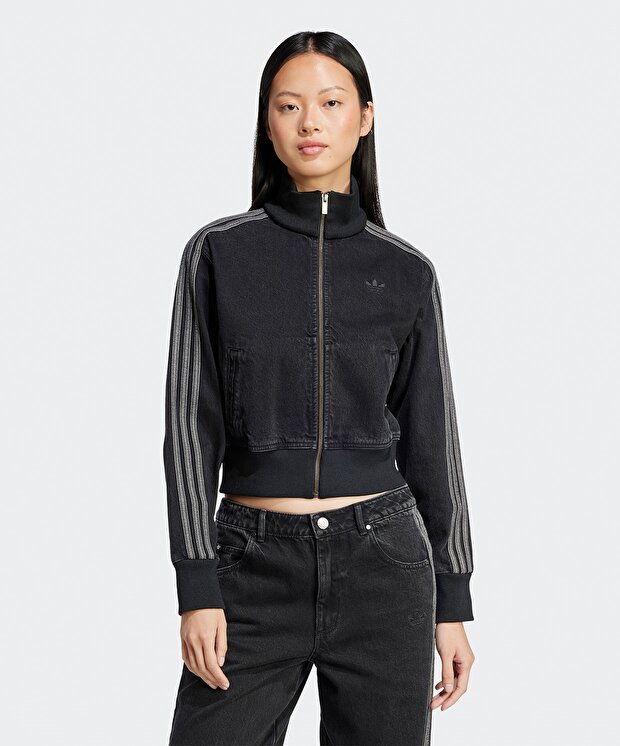 Женская куртка adidas Adicolor Denim Track Top