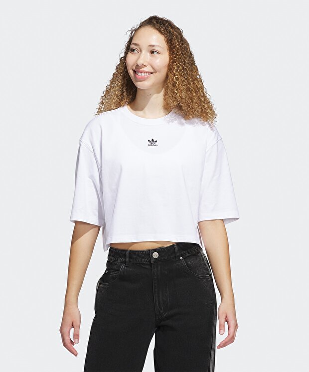 Женская футболка adidas Essentials Crop